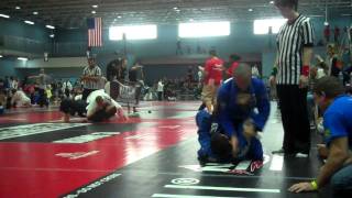 Jake Mize Whitebelt Gi Match at NAGA [upl. by Avuha662]