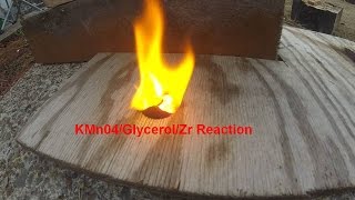 Zirconium Glycerol KMn04 reaction [upl. by Gaye681]