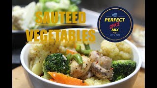 SAUTEED VEGETABLESEASY AND HEALTHY SAUTEED VEGETABLES RECIPE [upl. by Prader]