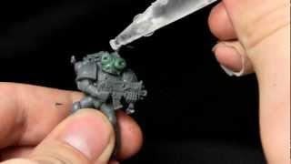 Painting a Golden Daemon Winner Dark Angels Space Marine from Dark Vengeance [upl. by Prudie906]