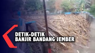 Detikdetik Dahsyatnya Banjir Bandang yang Menerjang Jember [upl. by Burns]