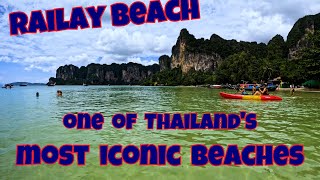 4K Railay Beach Krabi Complete Walking Tour  Thailands Paradise Beach Experience [upl. by Mohammad735]