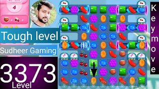 Candy crush saga level 3373 । No boosters । Tough level । Candy crush 3373 help । Sudheer Gaming [upl. by Alvita3]