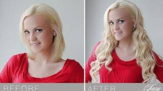 How to Blend Luxy Hair Extensions with Short Hair [upl. by Essined]