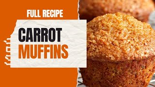 How To Make Carrot Muffins  Full Recipie  Step By Step [upl. by Anwahsad]