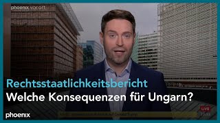 Tobias Reckmann ARDKorrespondent zum Rechtsstaatlichkeitsbericht am 250724 [upl. by Halak303]