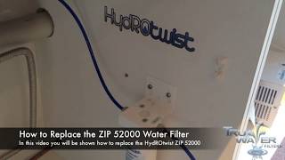 How To Replace The ZIP Industries 52000 Water Filter [upl. by Etteneg980]