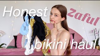 Affordable bikini TRYON haul for summer 2022 Zaful [upl. by Jorey]