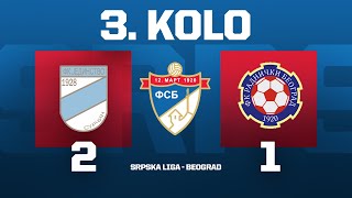 JEDINSTVO  RADNIČKI NB Srpska Liga Beograd 3 KOLO [upl. by Pauwles]