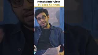 Honest interview  Ft Sara Ali khan [upl. by Nede80]