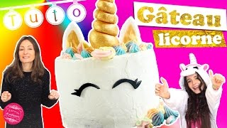 🦄 Gâteau licorne tellement bon  recette  tuto 🦄 [upl. by Hesketh]