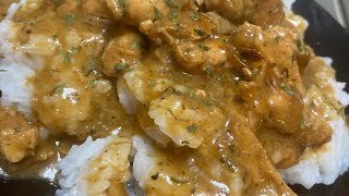 QUICK CHICKEN WITH GRAVY amp RICE [upl. by Homerus668]