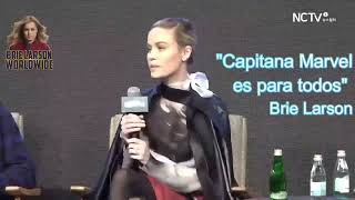 brie larson interview [upl. by Ardnauqal]