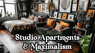 Studio Apartments amp Maximalism How to Fit a Big Style Into Your Small Studio [upl. by Rubens563]