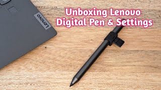 Unboxing and Setting Lenovo Digital Pen [upl. by Adlecirg]