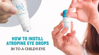 How to instill Atropine eye drops [upl. by Aguayo237]