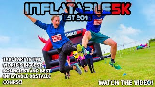 Are you ready ⁉️ The WORLDs Biggest Inflatable Obstacle Fun Run 🤯 [upl. by Herrmann]