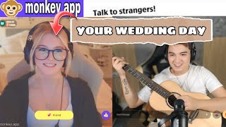 SERENADING STRANGERS SINGING WEDDING SONGS  YOUR WEDDING DAY [upl. by Hansen396]