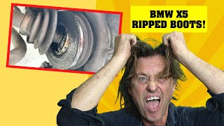 BMW E53 X5 DRIVESHAFT REPAIR  Replacing torn Driveshaft Boots [upl. by Geminian]