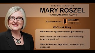 Mary Roszel Biggby Coffee at Startup Grind Lansing  You can do Anything [upl. by Houghton364]