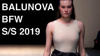 BALUNOVA  SPRING SUMMER 2019  FULL FASHION SHOW [upl. by Ainola]