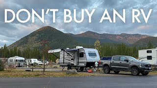 5 REASONS TO NOT BUY AN RV OR TRAVEL TRAILER  Why we sold our Jayco JayFlight SLX 174BH Baja [upl. by Zwart]