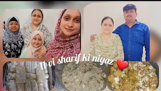 Ammi ke ghar huu 11vi Shareef ki niyaz  Humsub me milker 11 kitab Padhijilani shabnam vlog [upl. by Einnig171]