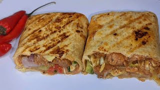 Delicious Chicken Wrap Step by Step Recipe 😋 by Cuisines Cook [upl. by Idas440]