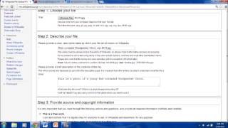 Howto guide Uploading photos on Wikipedia [upl. by Kalle]
