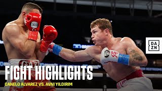 HIGHLIGHTS  Canelo Alvarez vs Avni Yildirim [upl. by Eicyac864]