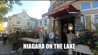 4K 🇨🇦 Niagara On The Lake Walking Tour  Most Visited Beautiful Village in Ontario [upl. by Neb532]