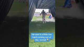 Football entrance gone wrong 😬🤦‍♂️ shorts [upl. by Tindall615]