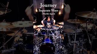 Journey  Separate Ways Worlds Apart Drum Cover shorts [upl. by Norabal574]