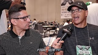 VIRGIL HUNTER quotRUIZ IS A BAD BOY MAN HES THE PERFECT HEAVYWEIGHTquot RUIZ VS JOSHUA 2 [upl. by Aerdnas]