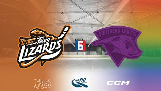 Feisty Lizards VS SL Humboldts  Div 6  8th November  iceHQ Rec League ice hockey [upl. by Yarazed]