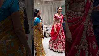 Bridal lehenga wedding lehenga red lehenga [upl. by Lleroj312]