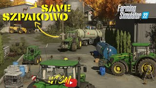 DOWNLOAD SAVE 🔨 Nowoczesne Duże Gospodarstwo MAP SZPAKOWO😍 4K FS22 [upl. by Nojram]