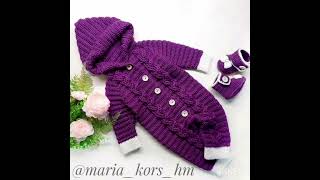 crochet baby romper crochetclothing knitting crochet romper desgin [upl. by Aymik]