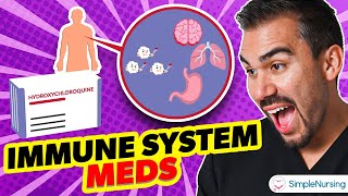 Pharmacology  Immune system drugs full video nursing RN PN NCLEX [upl. by Romanas93]