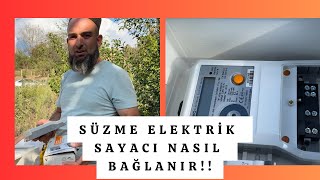 süzme elektrik sayacı nasıl bağlanır [upl. by Rosenberg]