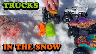 Monster Jam in the Snow 4K [upl. by Anadroj]