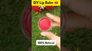 DIY Lip Balm✨Homemade Lip Balm For Pink Lips 👄lipcare shorts viralshort shortsfeed viralshort [upl. by Clance]