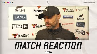 MATCH REACTION  Paul Warne  Queens Park Rangers H [upl. by Rayham]