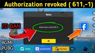 Authorization revoked 6111 Pubg BGMI authorization revoked 611 problem Fix New update ll [upl. by Ahgiela517]