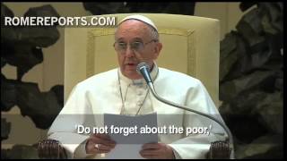 Pope Francis explains reason behind name choice wants Church for poor [upl. by Mozart614]