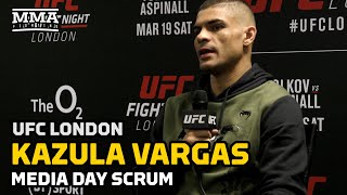 UFC London Kazula Vargas Calls Paddy Pimblett Overrated  MMA Fighting [upl. by Zurheide]