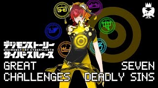 Digimon Story  Cyber Sleuth  Great Challenges amp Seven Deadly Sins HD  FR [upl. by Indihar]