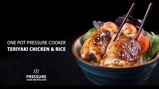 Pressure Cooker Teriyaki Chicken and Rice PotinPot [upl. by Eeima384]