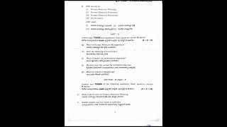 2nd sem BCom Degree Augsep2023 NEP  old question paper Commerce  Human Capital Management [upl. by Brianna]