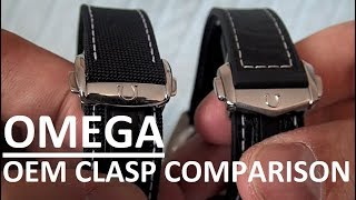 OMEGA Deployant Clasp Comparison Old vs New [upl. by Weitzman290]